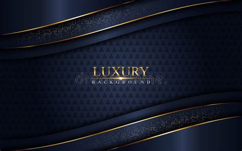 Luxurious Dark Navy Blue Background Elegant Modern Background Stock