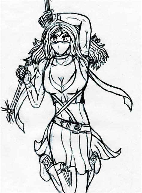 Anime Ninja Original Drawing By Craigyp100 On Deviantart