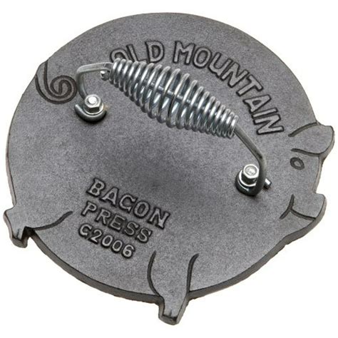 Old Mountain 78237 Cast Iron Pig Bacon Press 75 Inch