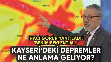 Kayseri deki depremler ne anlama geliyor Naci Görür açıkladı İşçi Haber