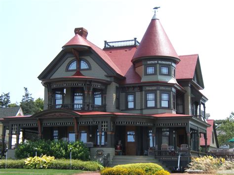 Victorian Homes Style Beautiful Turret And Large Covered Porches
