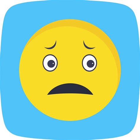Nervous Emoji Vector Icon Vector Art At Vecteezy