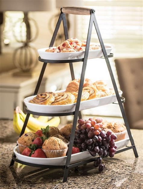 The 25 Best Tiered Serving Platters Ideas On Pinterest Party Menu
