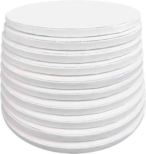 10 Pack Cake Drums Round 12 Inchesthick Cake Boards Smooth