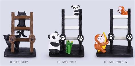 Mini Ladder Mobile Cell Phone Holder Stand With Animal Feelt