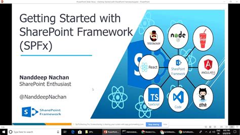 Getting Started With Sharepoint Framework Spfx Youtube