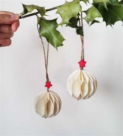 Diy Christmas Ornaments Paper Honeycombs Mycraftchens Paper