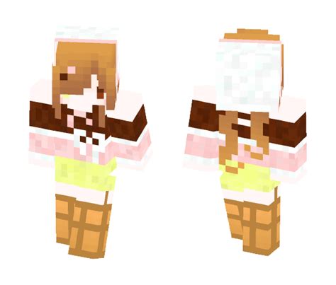 Download Dessert Girl Ice Cream Minecraft Skin For Free