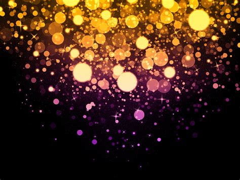 Magic Light Background With Glitter Sparkle Effects Glitter