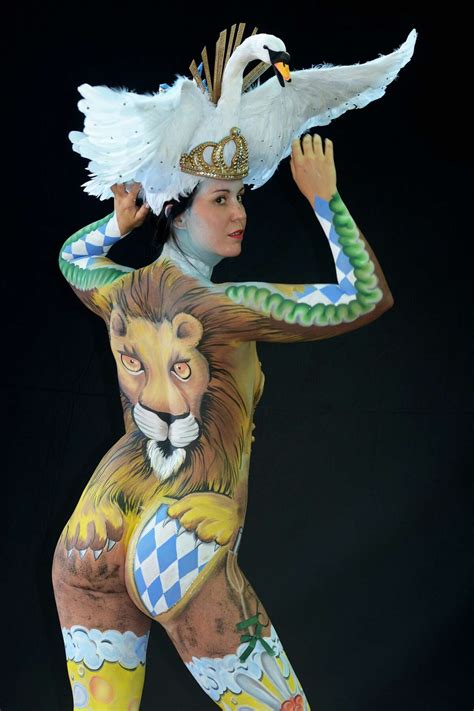 Photos World Bodypainting Festival Gets Creative Naked In Austria