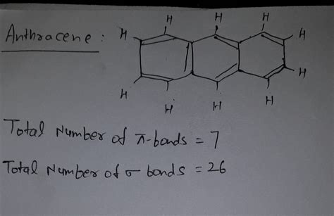 How Many Pi And Sigma Are There In Anthracene Chemistry Organic