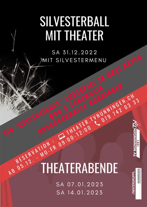 Silvesterball Mit Theater Tv Nunningen