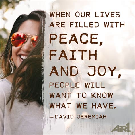 David Jeremiah Love Joy Peace Hope Quotes Positive Life