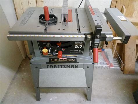 Craftsman Limited Edition 2 7 HP 10 Inch Table Saw Model 137 218250 For