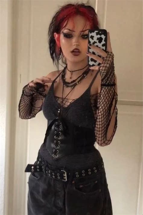 punk goth style gotico abbigliamento grunge abiti carini