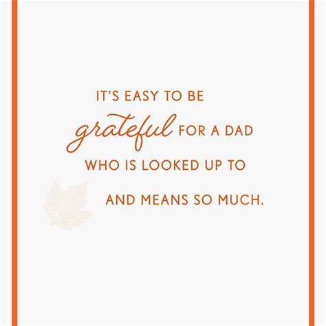 Grateful For A Dad Like You Thanksgiving Card Greeting Cards Hallmark