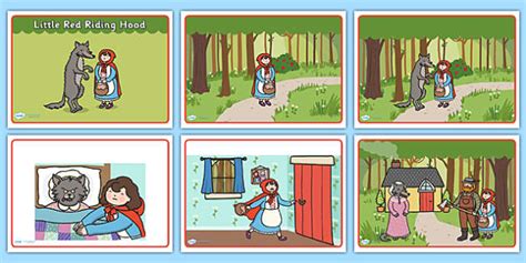 Little Red Riding Hood Story Sequencing Little Red Riding