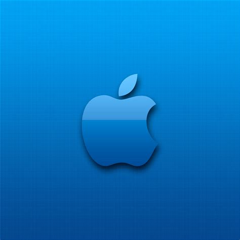 Blue Apple Ipad Retina Wallpaper For Iphone X 8 7 6 Free