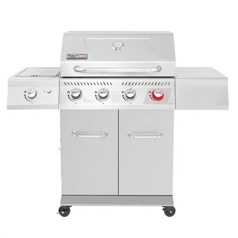 Royal Gourmet 4 Burner Propane Gas Grill In Stainless Steel With Sear