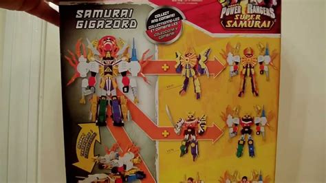 Power Rangers Super Samurai GIGAZORD Toy Review YouTube