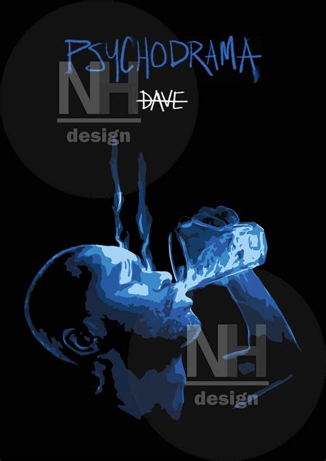 Dave Psychodrama Illustrated Poster Poster Cover Art Home Etsy