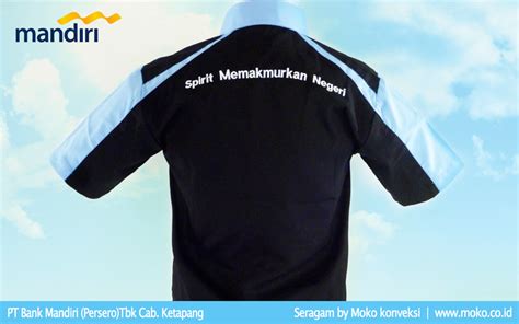 Full service residential & commercial cleaning. Baju Seragam Kerja Bank Mandiri Cabang Ketapang - KONVEKSI ...