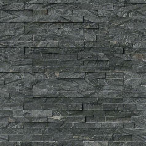 Glacial Black Rockmount Stacked Stone Panels Granite Countertops Seattle