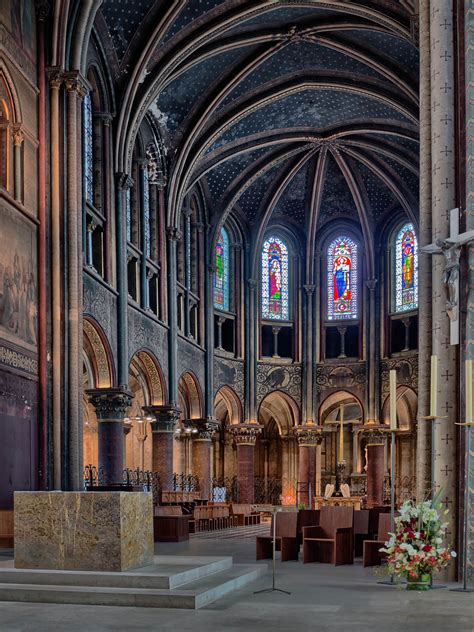 The Gothic Choir Of The Oldest Church In Paris Saint Germain Des Prés