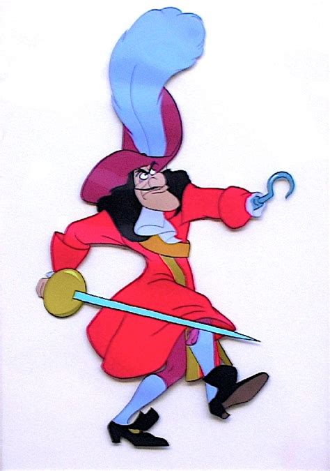 Peter Pan Captain Hook Production Cel Walt Disney 195