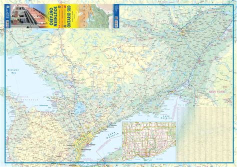 Southern Ontario Road Map At 1550 000 Itmb Publishing Maptogo