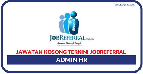 Anda boleh memohon kerja ini hingga tarikh 14 oktober 2017. Jawatan Kosong Terkini JobReferral Sdn Bhd • Jawatan ...