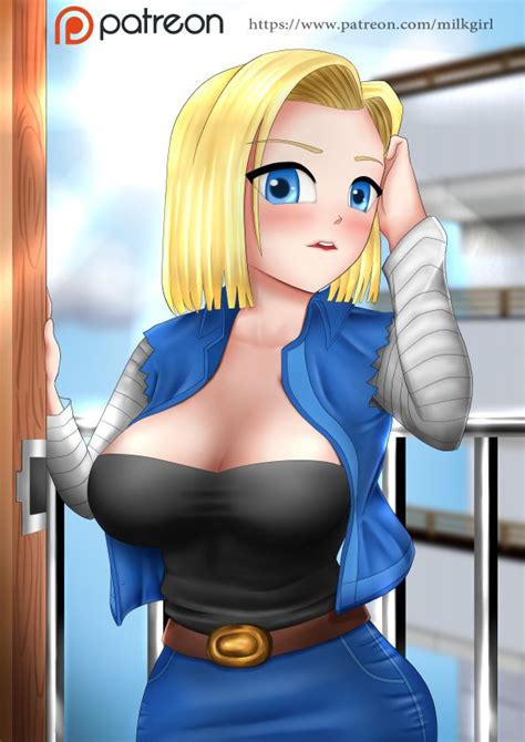 Android 18 By Milkgirl0 On Deviantart Android 18 Sexy Anime Android