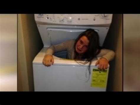 Girl Gets Trapped In Washing Machine Rescued By Firefighters Youtube