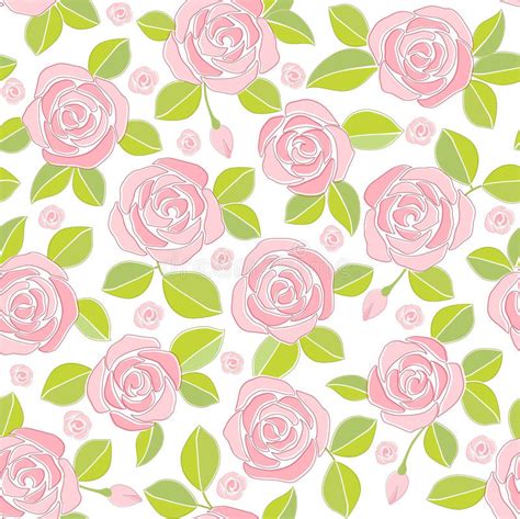 Pink Repeating Pattern With A Strawberry Stock Vector Illustration Of