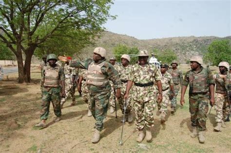 Photos Chief Of Army Staff Visits Nigerian Troops In Adamawa And Borno