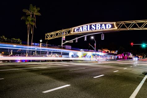 Downtown Carlsbad Welcome Sign Stock Photo Download Image Now Istock
