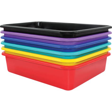 Bold Colors Plastic Letter Trays Set Of 6 Tcr2088638 Teacher