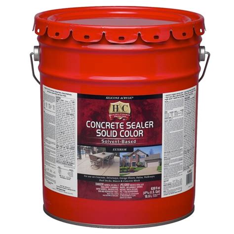 Handc 5 Gl Silicone Acrylic Solid Color Concrete Stain Tint Base