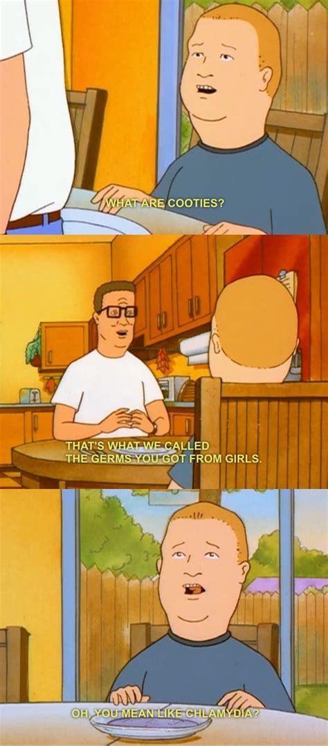 Bobby Asks Hank What Cooties Are On King Of The Hill