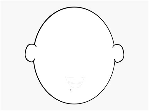 Blank Smiley Face White Transparent Circle Png Free Transparent