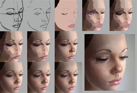 Anatomi Ten 13 Anatomy Skin 13 Paint Process By Zoestarlite On