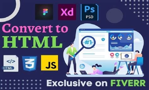 Convert Figma To Html Psd To Html With Responsive Using Bootstrap Or