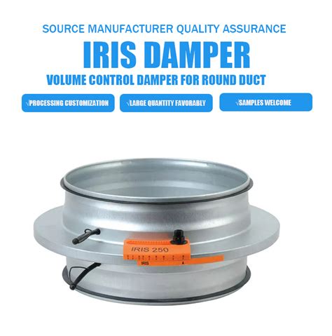 125mmround Air Volume Control Iris Damper For Ventilation Duct Buy