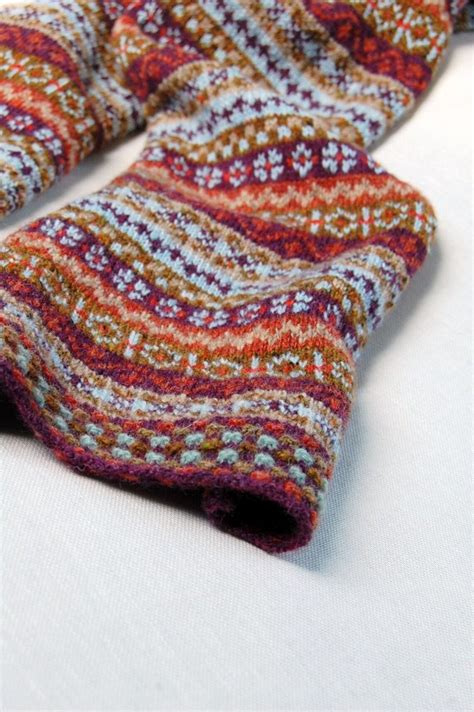 Fair Isle Scarf Reserved Listing For Jacky Etsy