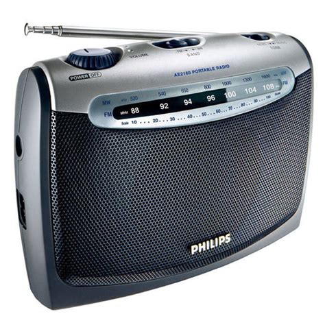 Philips Ae2160 Portable Fm Am Radioac Power Mains And Batteriesearphone