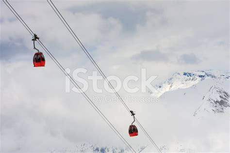 Two Gondolas Of Ski Lift Stock Photo Royalty Free Freeimages