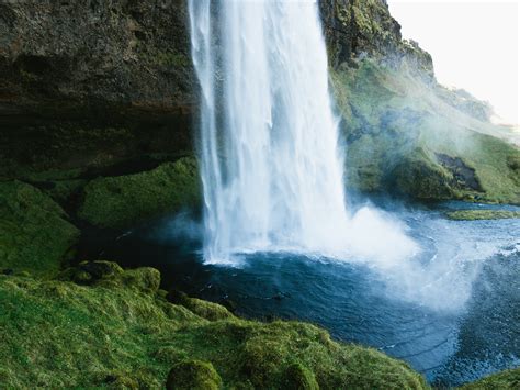 デスクトップ壁紙 風景 滝 岩 自然 アイスランド ストリーム 水路 4608x3456 Px Wasserfall