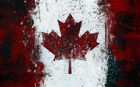Download Canada Flag 4k Hd Wallpaper