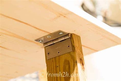 How To Build A Fold Down Workbench In A Day Workbench Woodworking