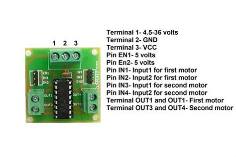 Interface The L293d Motor Driver With Arduino Electrovigyan